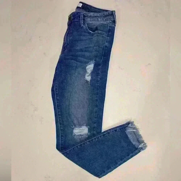 JBD Skinny Jeans w/ Fringe - Picture 4 of 6